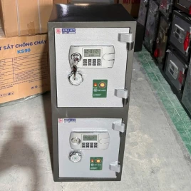 Két Sắt 2 Tầng Việt Nhật VN98E: Chống Cháy, Khóa Điện Tử, Chất Lượng Cao