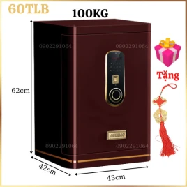 Két sắt AifeiBao HK-A1/D-60TLB: Thép Nguyên Khối, Vân Tay Điện Tử, Chống Trộm