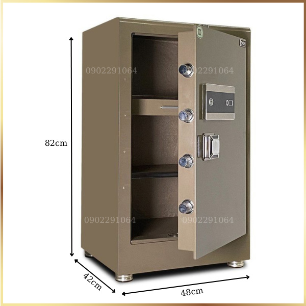 Két Sắt Thông Minh BOFA BF-80ZY - Thép Đúc, Bảo Mật Vân Tay, Kết Nối Điện Thoại