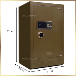 Két Sắt Bofa BFV-80BS2 Chống Trộm Vân Tay Thép Dày 10 Ly Cao Cấp