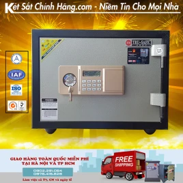 Két Sắt Điện Tử Trusafe KS80N Hàn Quốc Chống Cháy, Khóa Mật Mã Linh Hoạt