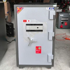 Két Sắt KW90FE Việt Tiệp Thép 2 Lớp, Bảo Mật Vân Tay, Kết Nối Điện Thoại