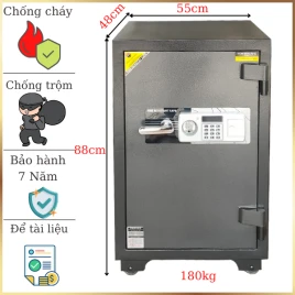 Két Sắt Chống Cháy TOKYO TKO88E - Điện Tử, An Toàn, Bảo Hành 7 Năm