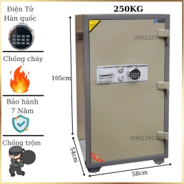 Két Sắt DONGHUN DH1000E: Chống Cháy, Điện Tử, Thép 2 Lớp, Cho Gia Đình