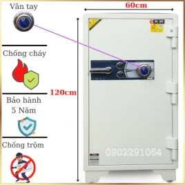 Két Sắt Chống Cháy Trusafe S300: Thép Hàn Quốc, Khóa Đổi Mã, Bảo Hành 5 Năm
