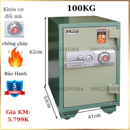 Két Sắt Hòa Phát KS100 K1C1: Chất Liệu Thép, Chống Cháy, Bảo Mật Cao