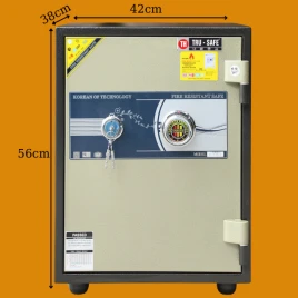 Két Sắt Chống Cháy Trusafe HQ683 Khóa Cơ - Chất Liệu Thép An Toàn