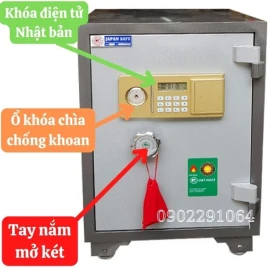 Két Sắt Chống Cháy VN79DT Việt Nhật: An Toàn, Bền Bỉ, Dùng Cho Gia Đình