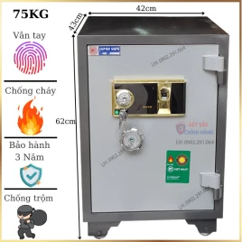 Két Sắt Chống Cháy Việt Nhật VN79VT Vân Tay - An Toàn, Bảo Mật Cao