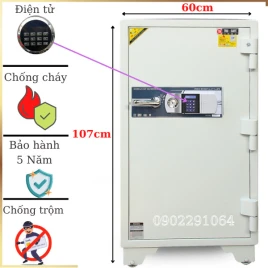 Két Sắt Trusafe E270 Hàn Quốc: Khóa Điện Tử, Thép Đúc, Bảo Hành 5 Năm