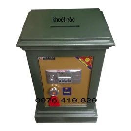 Két Sắt Công Đức Việt Tiệp KCD45 Điện Tử Chính Hãng, Bảo Mật Cao, Khe Bỏ Tiền