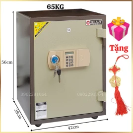 Két Sắt Điện Tử Trusafe HQ683DT Hàn Quốc: Chống Cháy 2000°C, An Toàn Cao