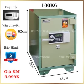 Két sắt điện tử Hòa Phát KS100DT - Thép 2 lớp, chống cháy, bảo mật cao