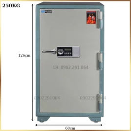 Két Sắt Điện Tử Chống Cháy Hòa Phát KS250K1DT Thép 2 Lớp An Toàn
