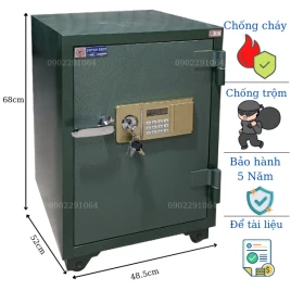 Két Sắt Điện Tử VN88DT Việt Nhật - Thép 2 Lớp, Chống Cháy, Cho Gia Đình