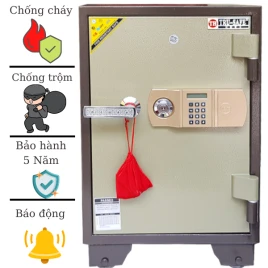 Két Sắt Gia Đình Trusafe E100DT: Thép Đúc Chống Cháy, Khóa Điện Tử, 5 Năm BH