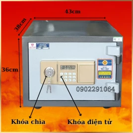 Két Sắt Việt Tiệp KA30DT Chống Cháy Bền Đẹp Khóa Điện Tử Tiện Dụng