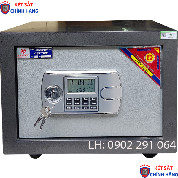 Két Sắt Việt Tiệp KA35NDT Chống Cháy, Nhỏ Gọn, Khóa Điện Tử, Chính Hãng