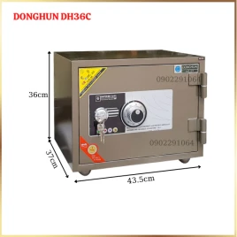 Két Sắt Donghun DH36C: Chống Cháy, Bảo Mật Cao, Thép 2 Lớp Hàn Quốc