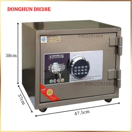 Két Sắt Donghun DH38E Hàn Quốc - Chống Cháy, An Toàn Cao, Bảo Hành 5 Năm