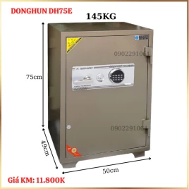 Két Sắt Điện Tử Chống Cháy Donghun DH75E Hàn Quốc - Bảo Hành 7 Năm