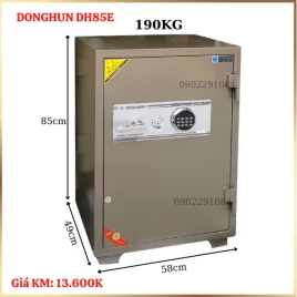 Két Sắt Donghun DH85E Hàn Quốc: Điện Tử Chống Cháy, Khóa Mã Số Bảo Hành 7 Năm