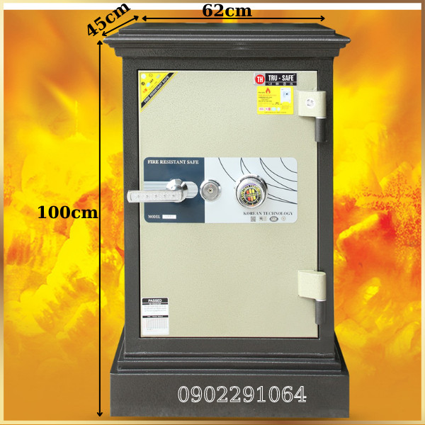 Két Sắt Trusafe C170KC Chống Cháy An Toàn Đạt Chuẩn Ngân Hàng