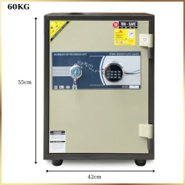 Két Sắt Trusafe HQ56ĐTLED Hàn Quốc: Bền Bỉ, Bảo Mật, Chống Cháy 2000°C