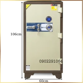 Két Sắt Trusafe KS200 Hàn Quốc: Thép Chống Cháy, Khóa Vân Tay Điện Tử