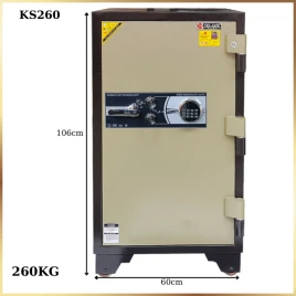 Két Sắt Trusafe KS260 Hàn Quốc Chống Cháy Điện Tử An Toàn Bảo Hành 5 Năm