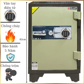 Két Sắt Trusafe TH150FE Chống Cháy, Vân Tay Điện Tử, Để Laptop, Hàn Quốc