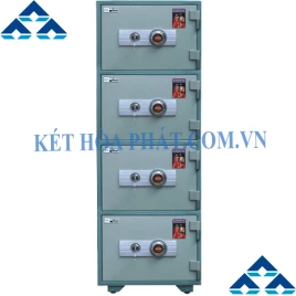 Két sắt Hòa Phát 4 tầng chống cháy KS50T4 - Bảo mật cao, an toàn tuyệt đối