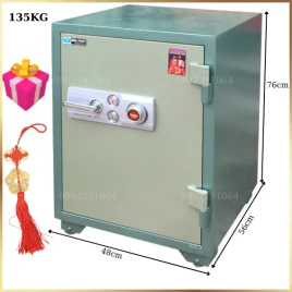 Két Sắt Chống Cháy Hòa Phát KS135K2C1: An Toàn, Đổi Mã, Dùng Cho Gia Đình