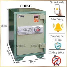 Két Sắt Thông Minh Hòa Phát SS110K1C1 Báo Động Điện Thoại, Chống Cháy