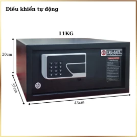 Két Sắt Trusafe KS42Z - Thép Không Gỉ, An Toàn, Dễ Dùng, Cho Khách Sạn