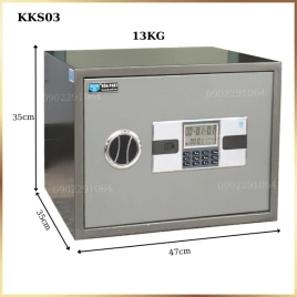 Két Sắt Khách Sạn Hòa Phát KKS03: Bảo Mật, Thép Không Gỉ, Khóa Điện Tử