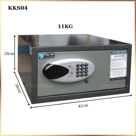 Két Sắt Hòa Phát KKS04: Khóa Tự Động, An Toàn, Cho Khách Sạn