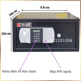 Két Sắt Mini Trusafe KS421 - An Toàn Bảo Mật, Chất Liệu Thép Không Gỉ