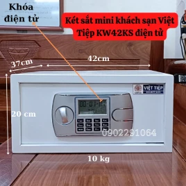 Két Sắt Việt Tiệp KW42KS: Thép Cao Cấp, Khóa Điện Tử An Toàn, Bảo Hành 3 Năm