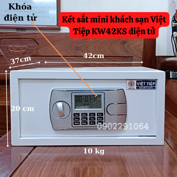Két Sắt Việt Tiệp KW42KS: Thép Cao Cấp, Khóa Điện Tử An Toàn, Bảo Hành 3 Năm
