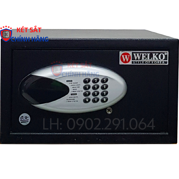 Két Sắt Khách Sạn Welko KS42 BD: An Toàn, Thép Cao Cấp, Khóa Điện Tử