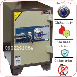 Két sắt Trusafe C100DM: Chống cháy, Đổi mã, Bảo hành 5 năm