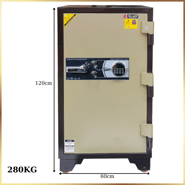 Két Sắt Điện Tử Trusafe KS280DTLED: Thép Nguyên Khối, Chống Cháy, Bảo Hành 7 Năm