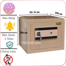 Két Sắt Mini Bofa 30DY: Nhập Khẩu Đức, Vân Tay Điện Tử, Thép Nguyên Tấm