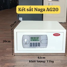Két Sắt NAGA AG20LT: Thép Cao Cấp, Khóa Điện Tử, Dành Cho Khách Sạn