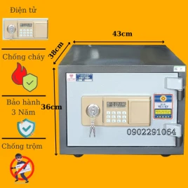 Két Sắt Điện Tử Chống Cháy Việt Tiệp KA30DT - An Toàn, Tiện Lợi
