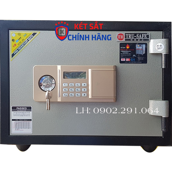 Két Sắt Mini Trusafe TH80DT Chống Cháy, Hàn Quốc, An Toàn Cho Gia Đình Văn Phòng