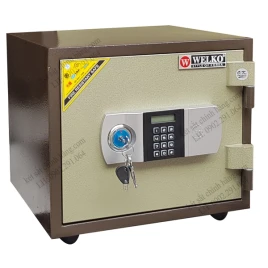Két Sắt Mini Chống Cháy Welko KCC41DT Hàn Quốc Khóa Điện Tử Chính Hãng