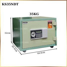 Két sắt mini Hòa Phát KS35NDT điện tử chống cháy, bảo hành 3 năm