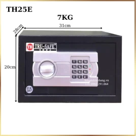 Két Sắt Mini Điện Tử TH25E Trusafe Giá Rẻ - An Toàn, Đổi Mã Dễ Dàng